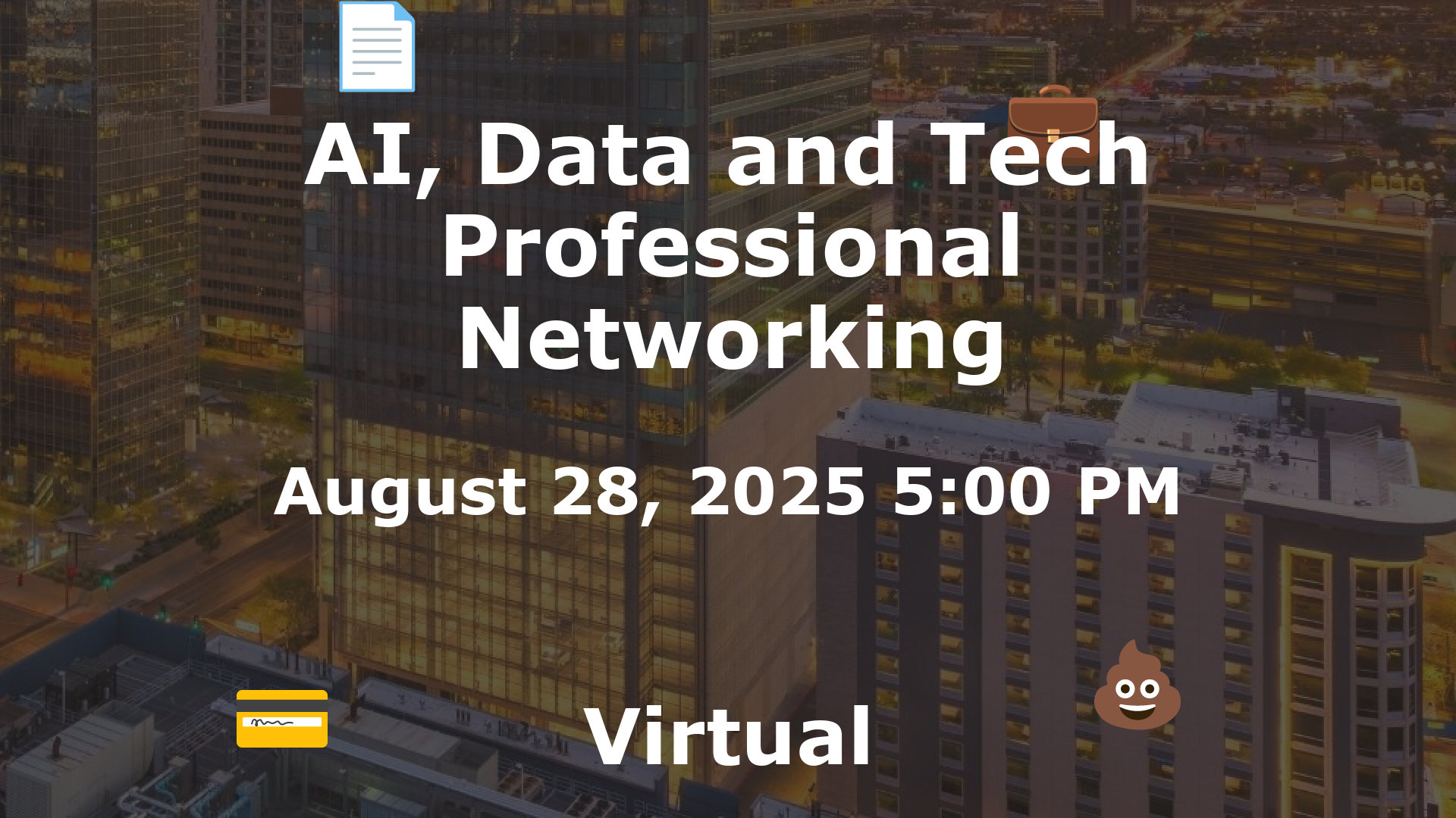 AI, Data and Tech Professional Networking event image